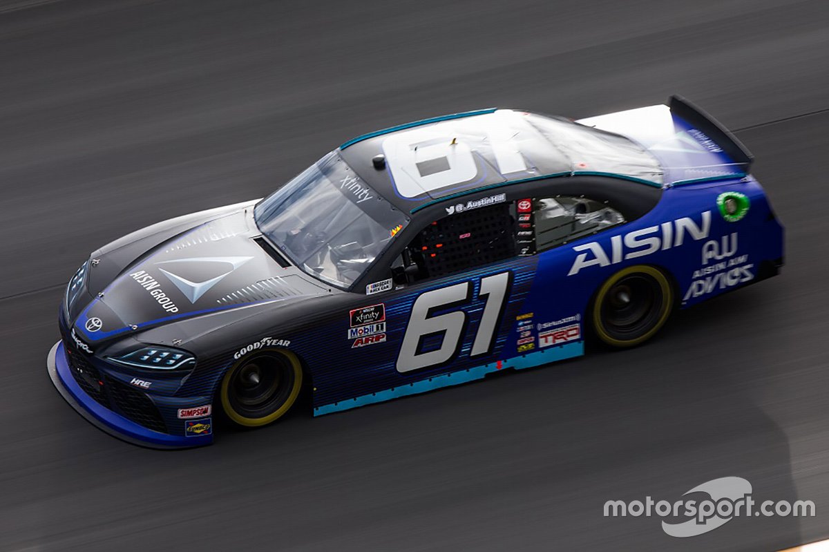 Xfinityシリーズに参戦するHattori Racing Enterprisesのスープラ