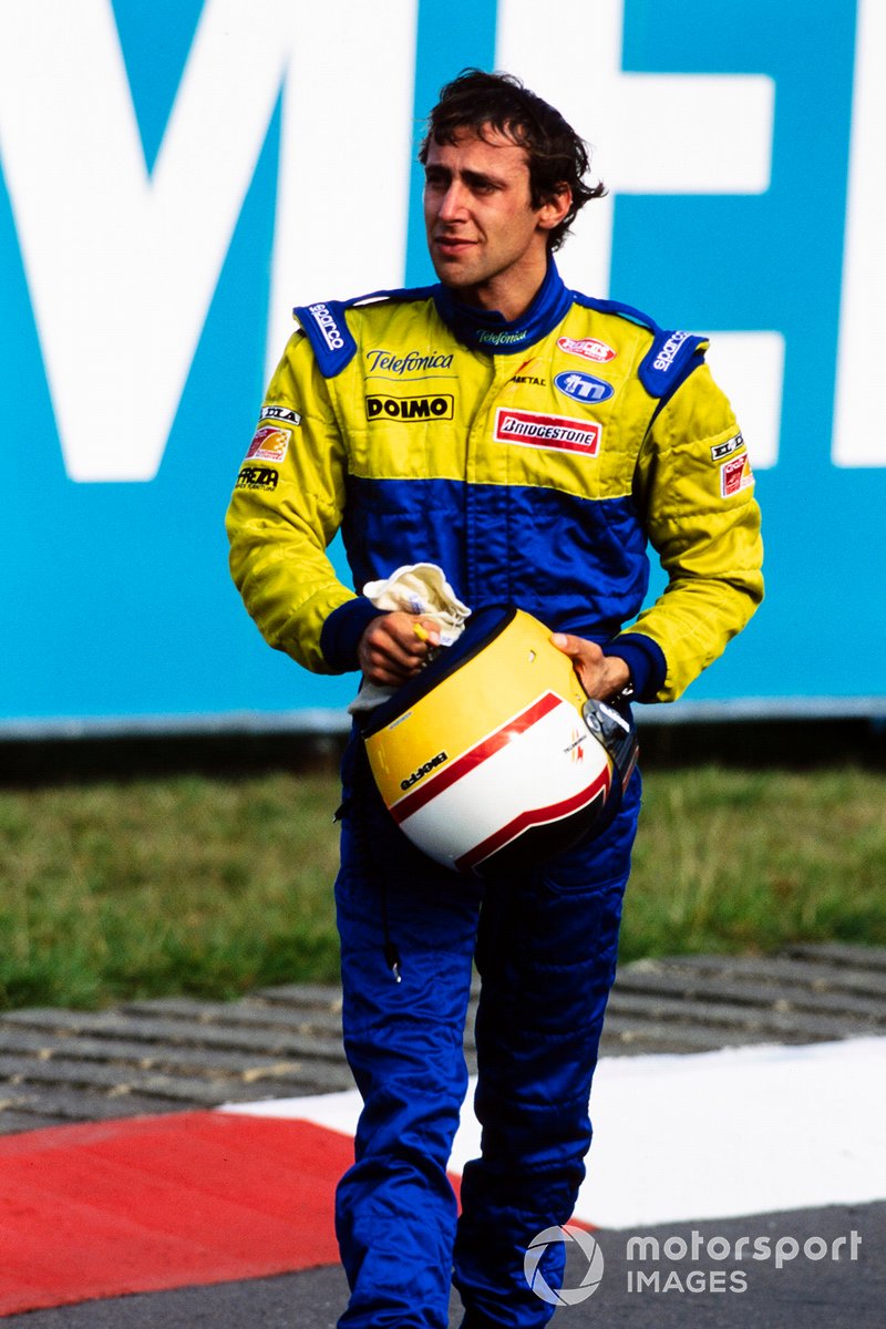 Luca Badoer, Minardi llorando