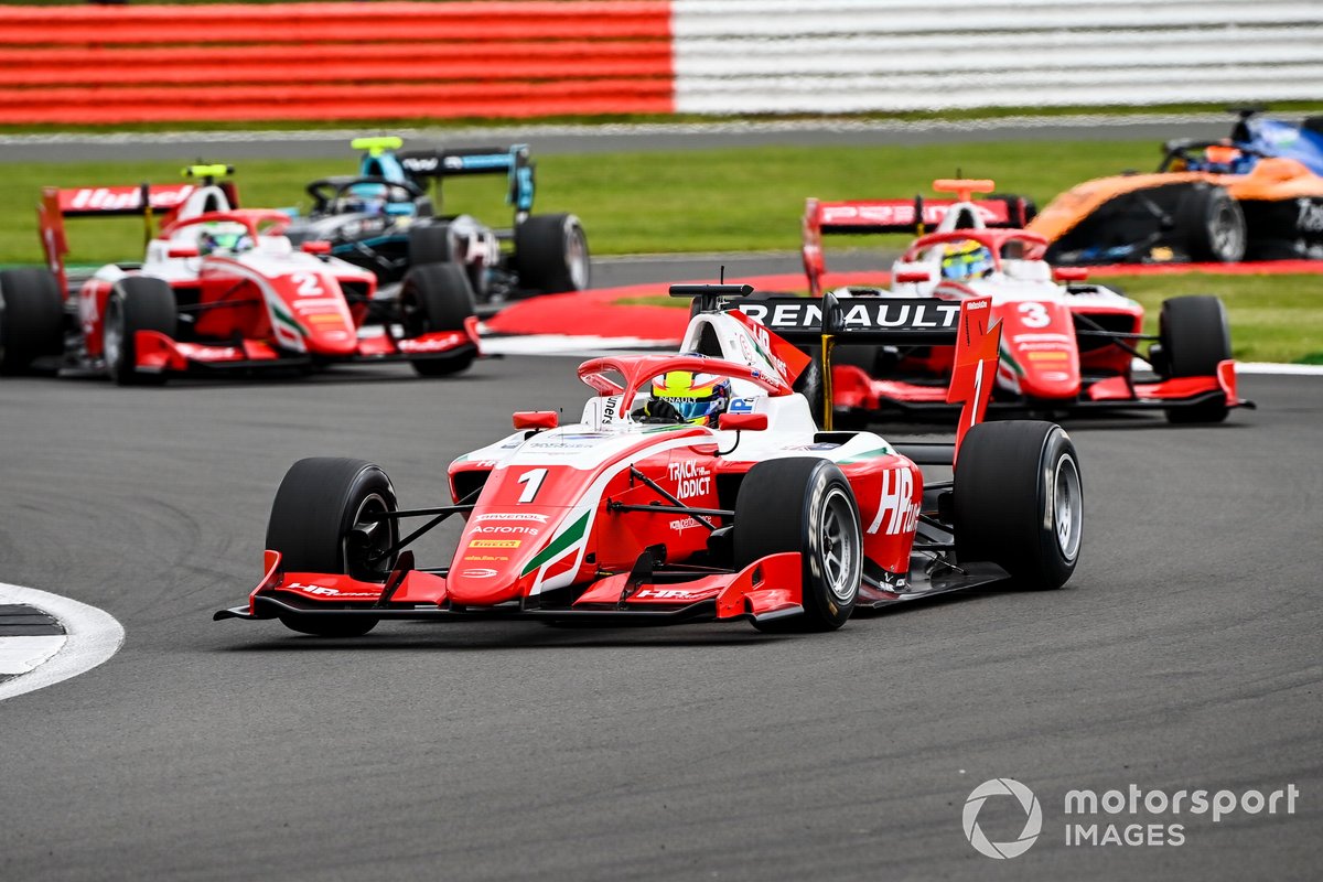 Oscar Piastri, Prema Racing, Logan Sargeant, Prema Racing and Frederik Vesti, Prema Racing 