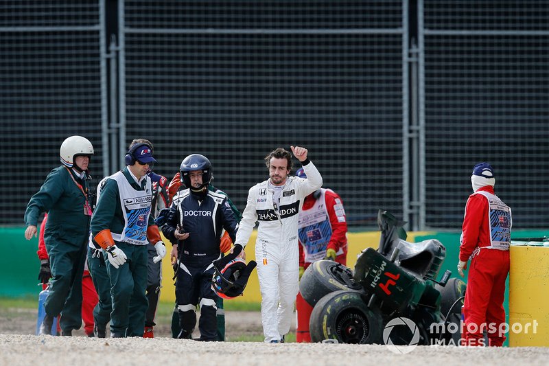 Crash de Fernando Alonso, McLaren MP4-31