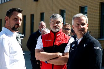 Dr. Florian Kamelger, oprichter en eigenaar AF Racing AG en teambaas R-Motorsport, Dieter Gass, baas DTM Audi Sport, Jens Marquardt, BMW Motorsport Director