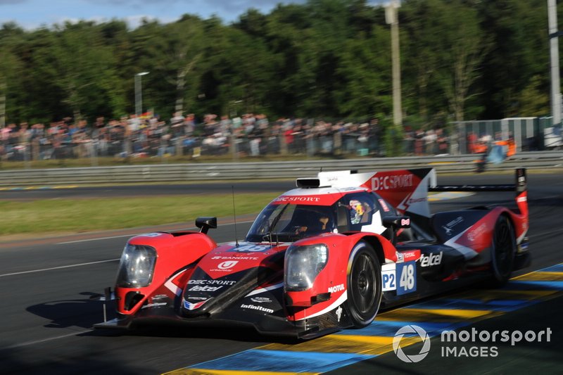 #48 IDEC Sport, Oreca 07. Paul Lafarge, Paul-Loup Chatin, Memo Rojas