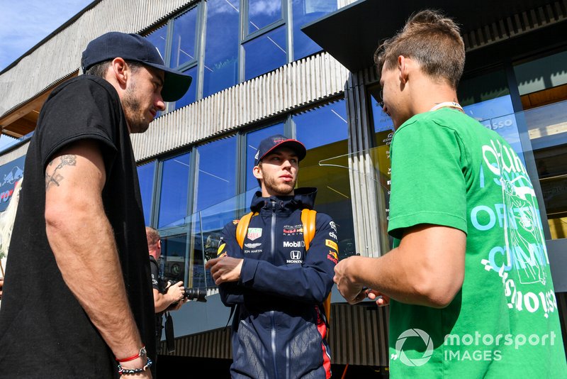 Pierre Gasly, Red Bull Racing and Thomas Maubant