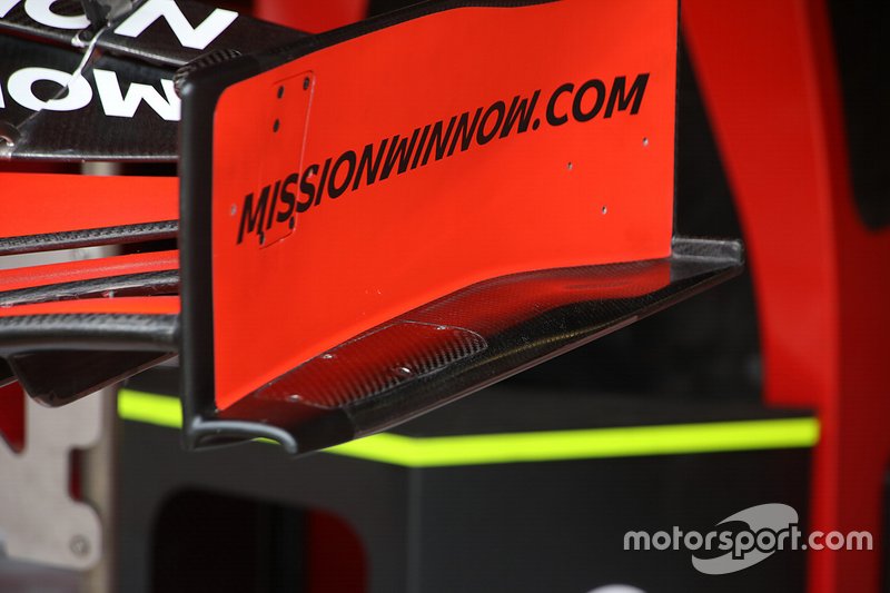 Detalle técnico de Ferrari