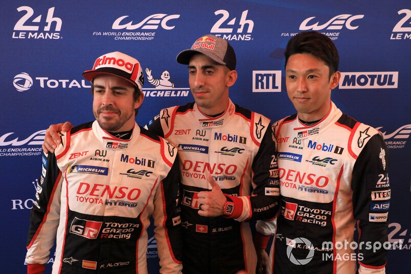 #8 Toyota Gazoo Racing Toyota TS050: Sébastien Buemi, Kazuki Nakajima, Fernando Alonso