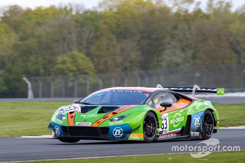 #63 GRT Grasser Racing Team Lamborghini Huracan GT3 2019: Rolf Ineichen, Christian Engelhart, Mirko Bortolotti