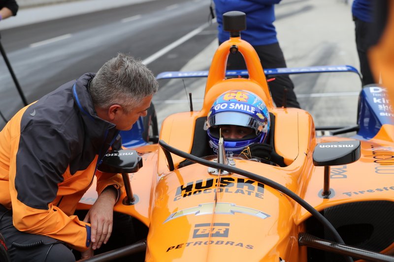 Fernando Alonso, McLaren Chevrolet with Gil de Ferran