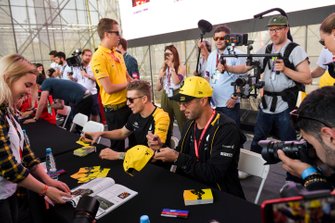 Nico Hulkenberg en Daniel Ricciardo, Renault