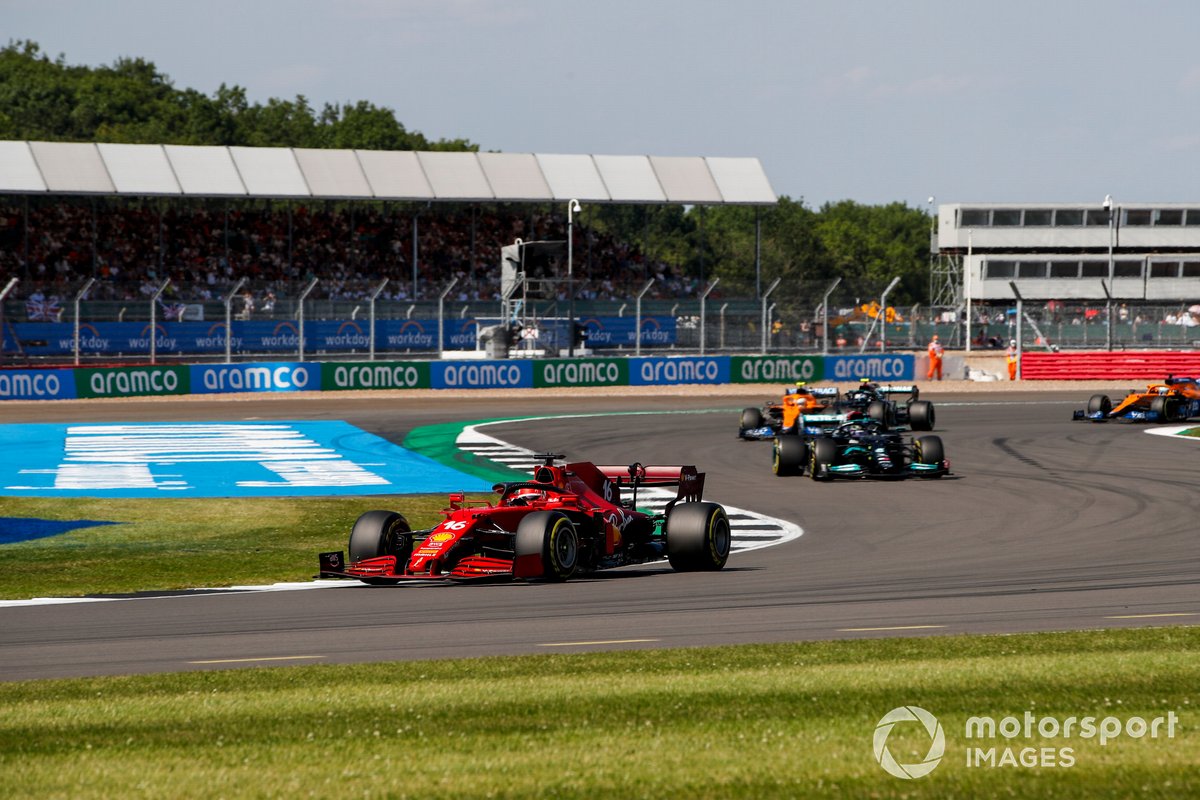 Charles Leclerc, Ferrari SF21, Lewis Hamilton, Mercedes W12, Lando Norris, McLaren MCL35M, Valtteri Bottas, Mercedes W12