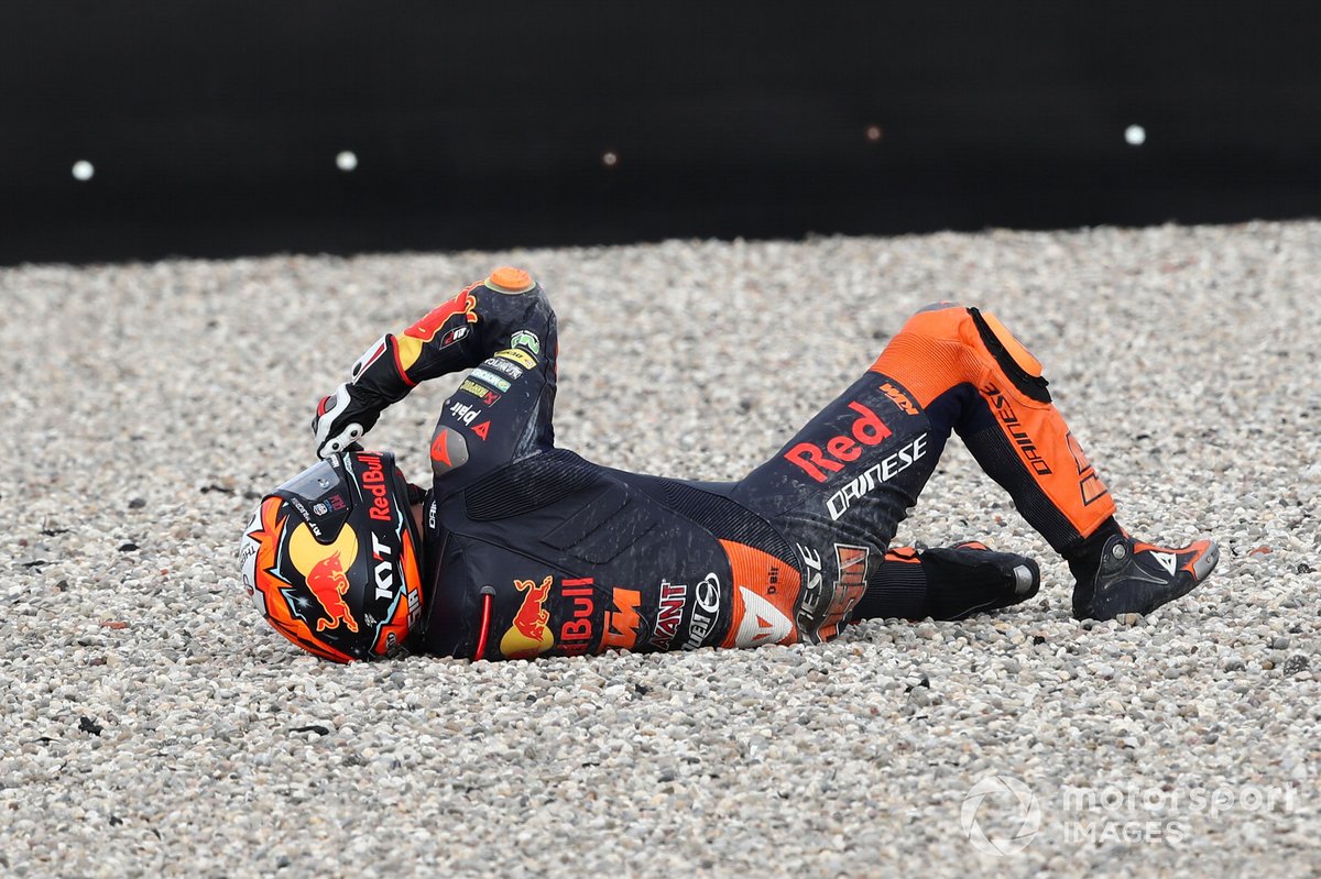 Caída de Jaume Masia, Red Bull KTM Ajo
