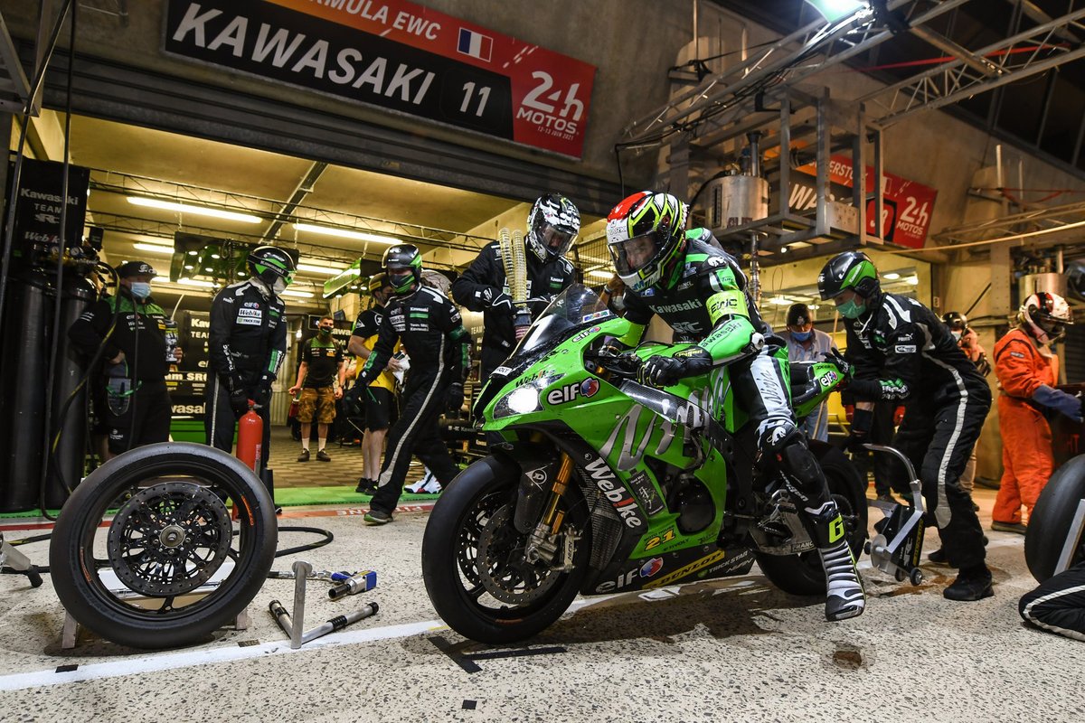 #11 SRC Kawasaki France: Jeremy Guarnoni, Erwan Nigon, David Checa