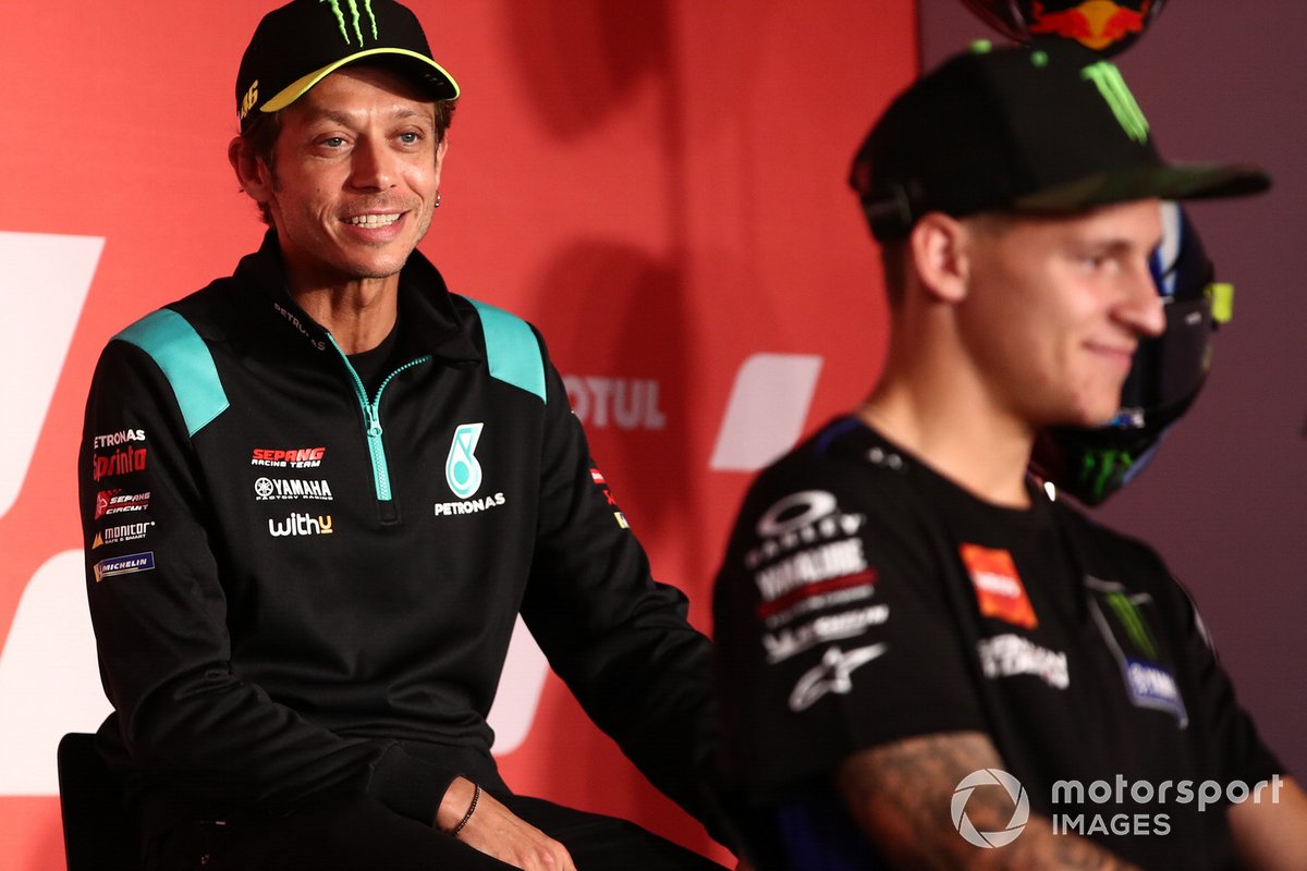 Valentino Rossi, Petronas Yamaha SRT, Fabio Quartararo, Yamaha Factory Racing