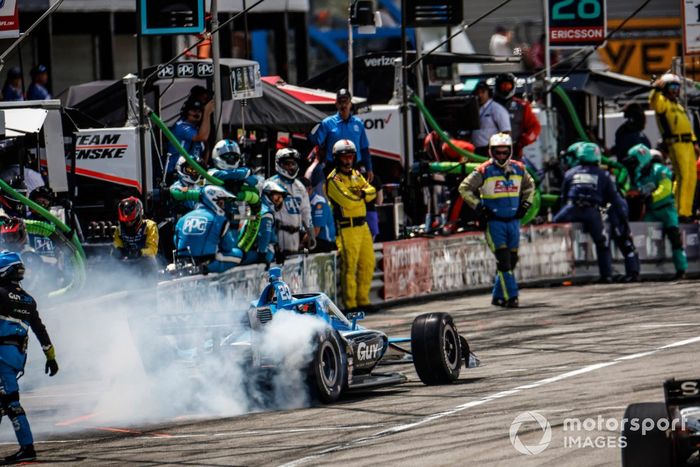 Christian Rasmussen, Ed Carpenter Racing Chevrolet, parada en boxes