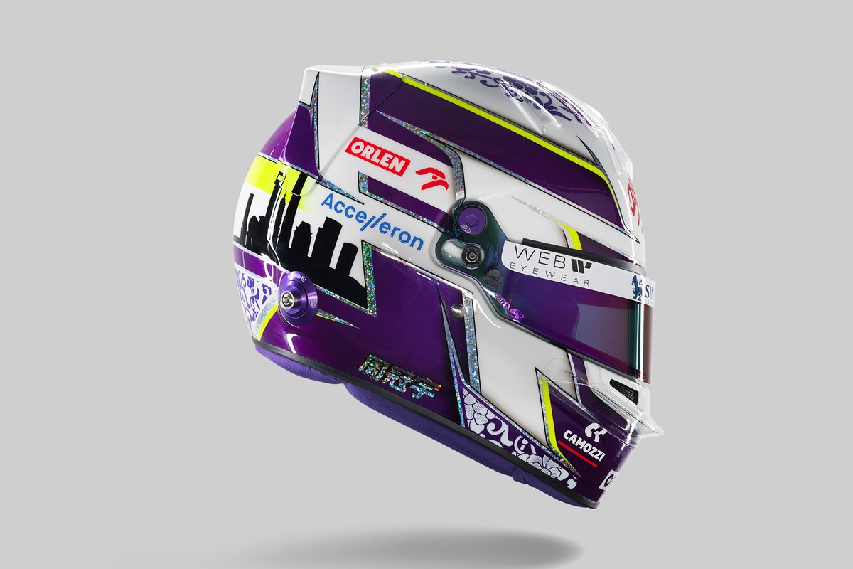 Casco de Guanyu Zhou, Alfa Romeo