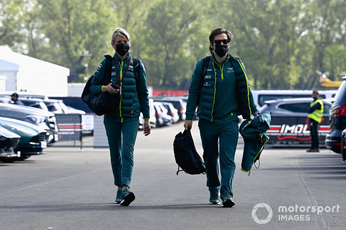 Britta Roeske, jefa de prensa de Sebastian Vettel, Aston Martin