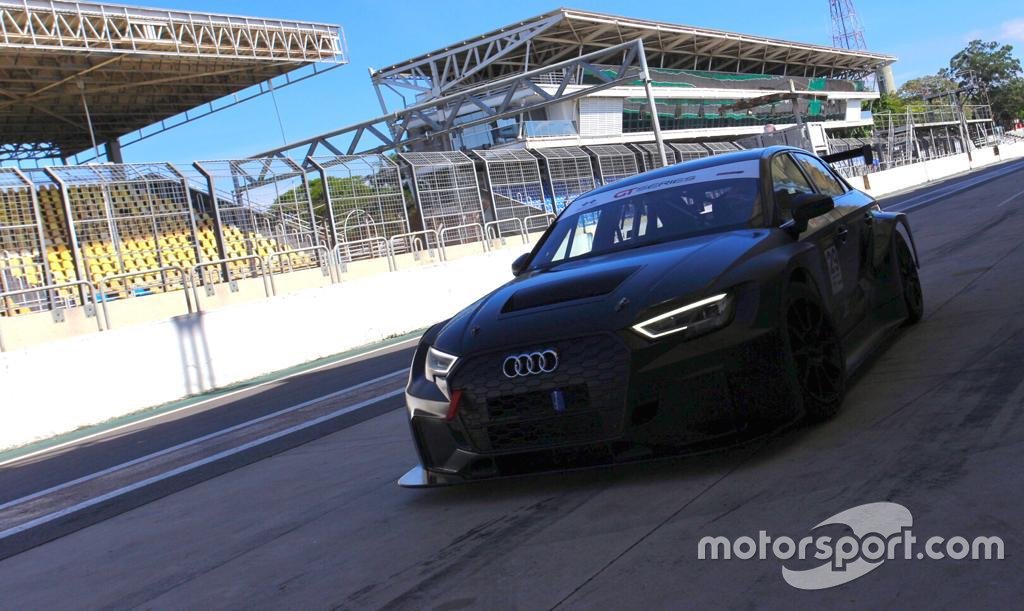 Teste de carro da Audi para TCR South America