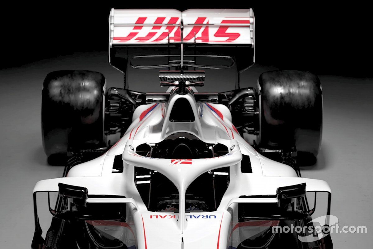 Haas VF-21 rear detail