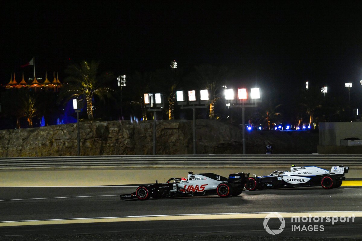 Pietro Fittipaldi, Haas F1 Haas VF-20, Nicholas Latifi, Williams FW43