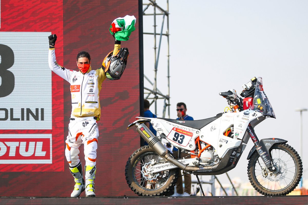 #93 Caravanserraglio Rally Racing Team KTM: Piolini Lorenzo