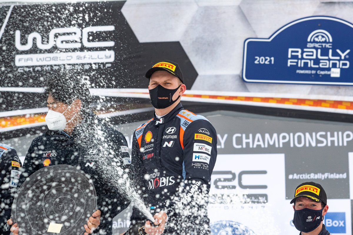 Podio: Ott Tänak, Hyundai Motorsport
