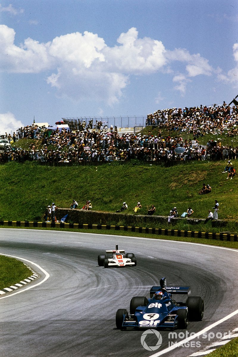 Patrick Depailler, Tyrrell 007, Rolf Stommelen, Lola T370 Ford