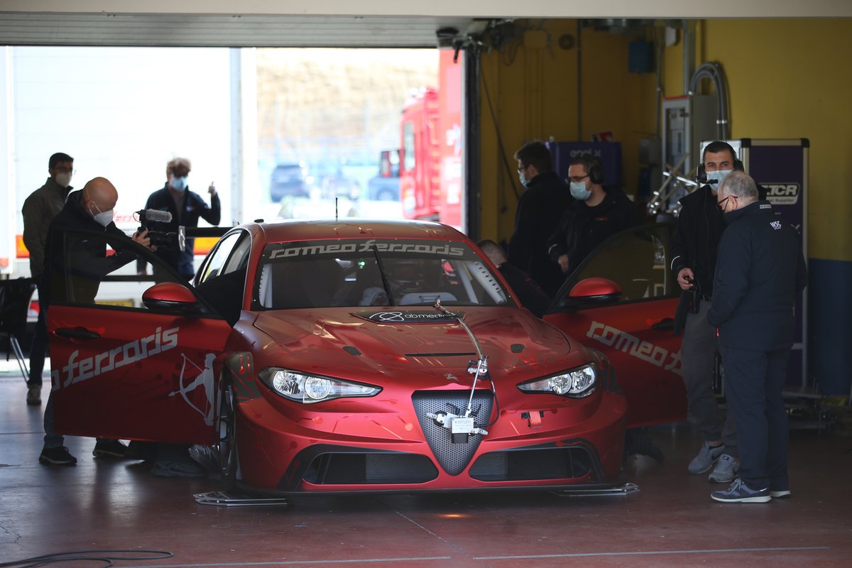 Mario Ferraris, Stefano Coletti, Romeo Ferraris, Alfa Romeo Giulia ETCR