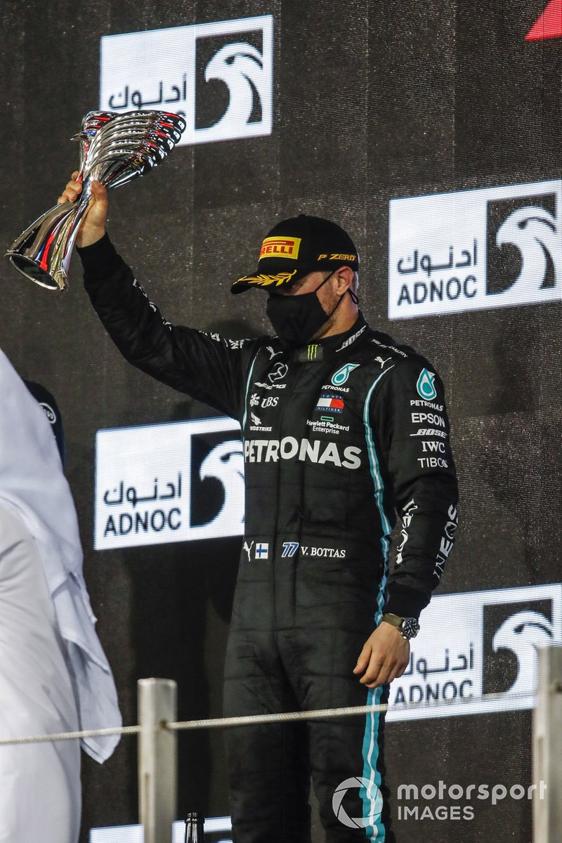 Podio: segundo lugar Valtteri Bottas, Mercedes-AMG F1