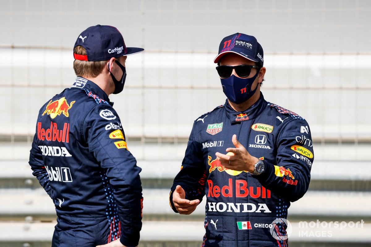 Sergio Pérez, Red Bull Racing y Max Verstappen, Red Bull Racing