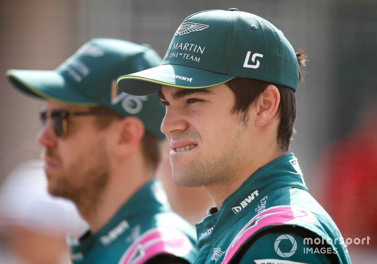 Sebastian Vettel, Aston Martin AMR21 y Lance Stroll, Aston Martin AMR21