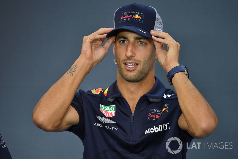 Daniel Ricciardo, Red Bull Racing en conférence de presse