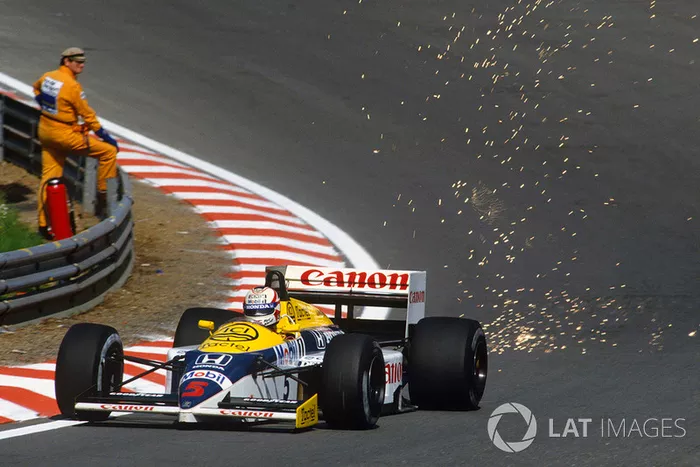 Nigel Mansell - Williams FW11-Honda - GP de Bélgica 1986