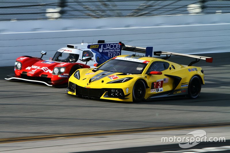 #2 Rick Ware Racing Multimatic/Riley LMP2 Gibson: Mark Kvamme, Cody Ware, James Davison, Jonathan Hoggard #3 Corvette Racing Corvette C8.R: Antonio Garcia, Jordan Taylor, Nicky Catsburg