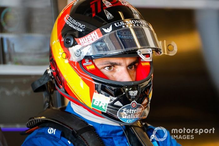 El casco de Carlos Sainz, McLaren, para el GP de Estados Unidos