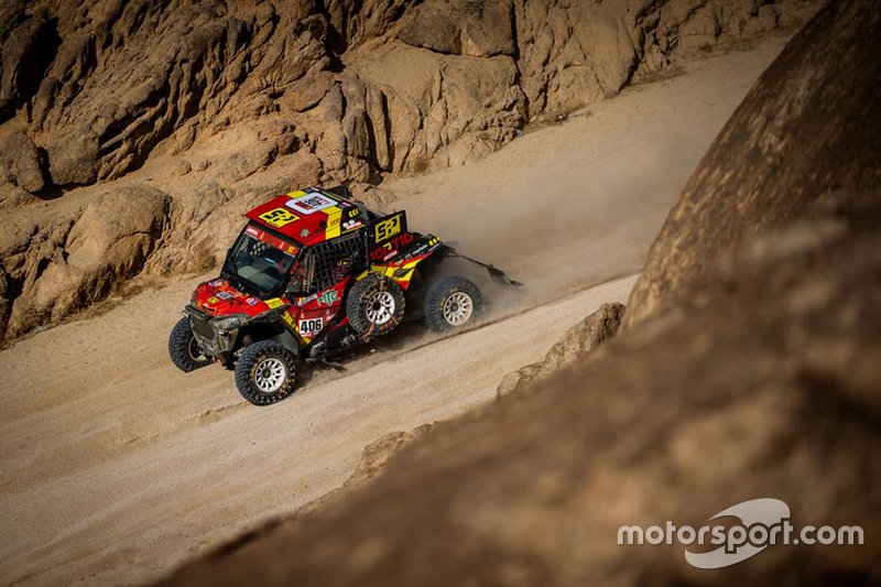 #406 Xtremeplus Polaris Factory Team: Jose Luis Pena Campo, Rafael Tornabell Cordoba