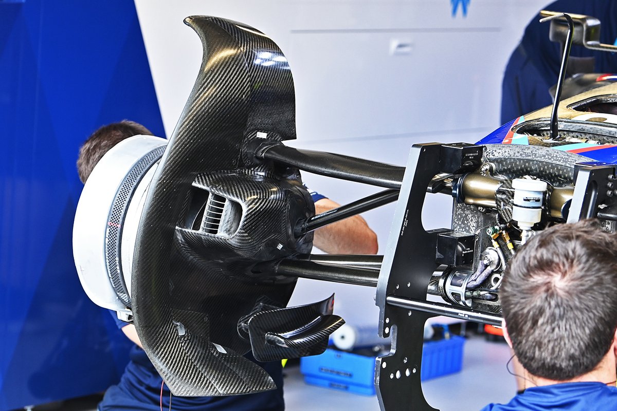Frenos del Williams FW44