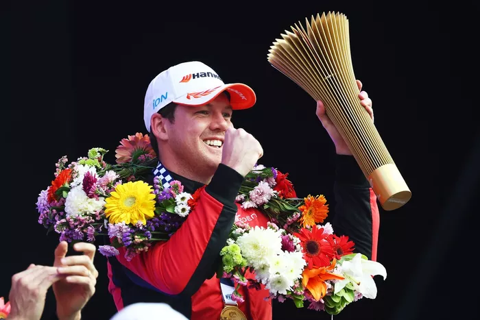 Race winner Nick Cassidy, Citroen Racing 