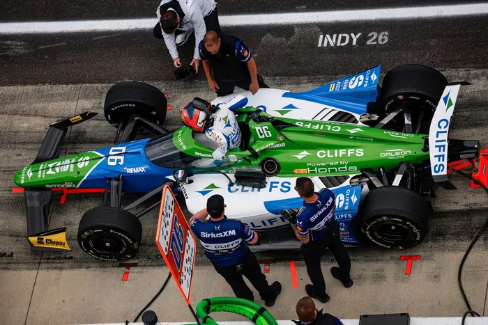 Helio Castroneves, Meyer Shank Racing con Curb Agajanian Honda