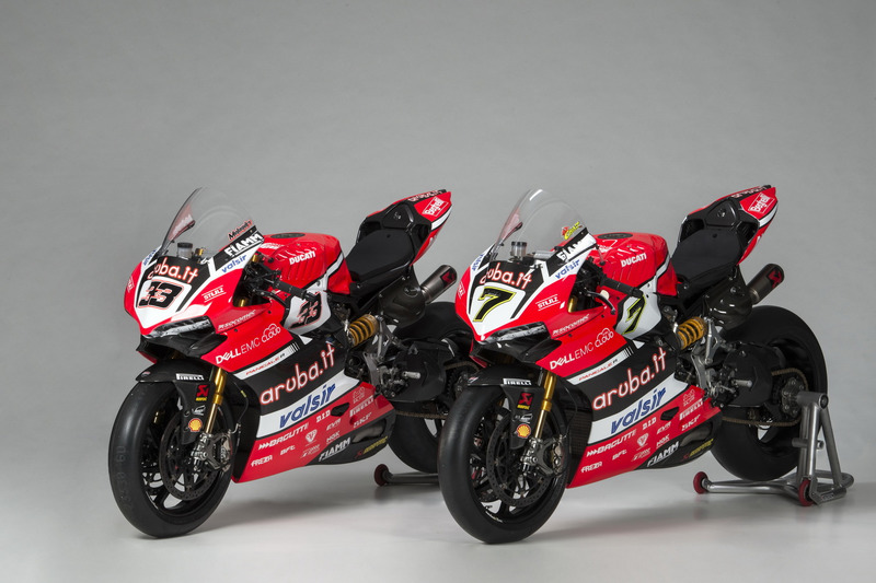 Las motos de Marco Melandri y Chaz Davies, Ducati Team