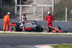 Romain Grosjean, Haas F1 Team VF-17 off the circuit