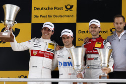 Podium: Race winner Lucas Auer, Mercedes-AMG Team HWA, Mercedes-AMG C63 DTM, second place Robert Wic