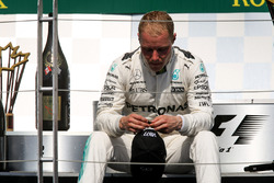 Valtteri Bottas, Mercedes AMG F1 celebrates on the podium