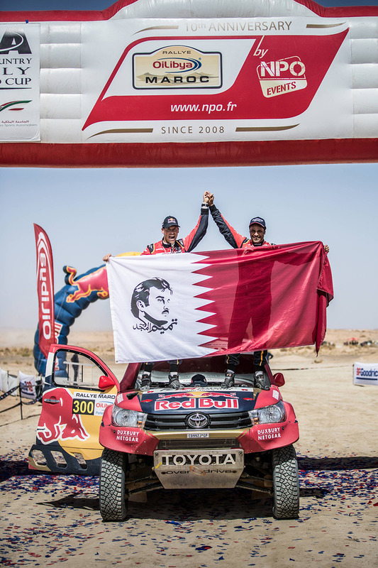 Winners #300 Toyota Hilux: Nasser Al-Attiyah, Matthieu Baumel