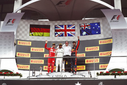 Podium: 1. Lewis Hamilton, Mercedes AMG, 2. Sebastian Vettel, Ferrari, 3. Daniel Ricciardo, Red Bull