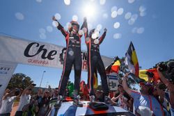 Les vainqueurs Thierry Neuville, Nicolas Gilsoul, Hyundai i20 Coupe WRC, Hyundai Motorsport