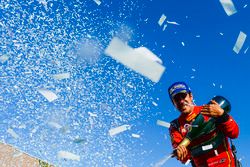 Lucas di Grassi, ABT Schaeffler Audi Sport, sur le podium