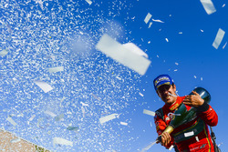 Lucas di Grassi, ABT Schaeffler Audi Sport, celebrates on the podium