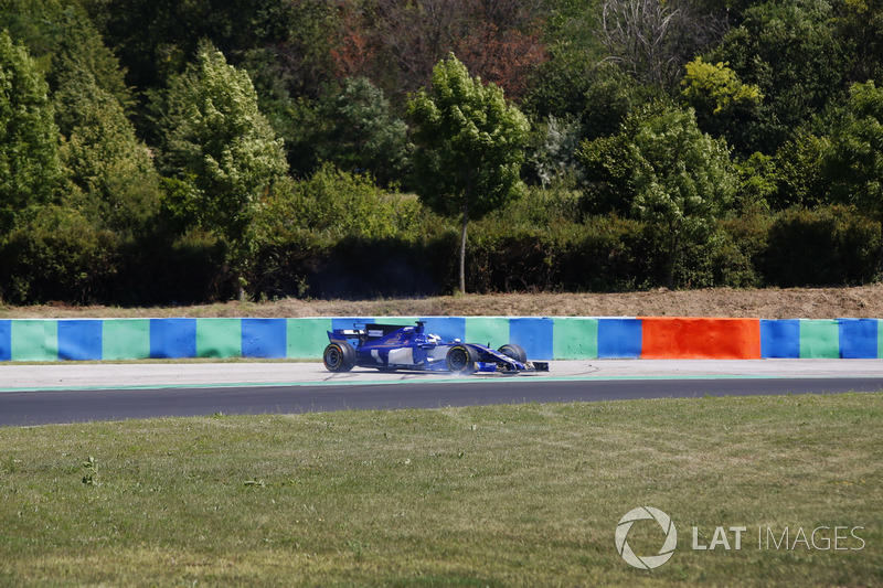 Gustav Malja, Sauber C36, spins