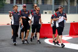 Ознакомление с трассой: Ромен Грожан, Haas F1 Team