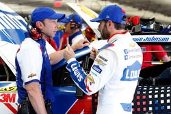 Jimmie Johnson, Hendrick Motorsports Chevrolet, crew chief Chad Knaus