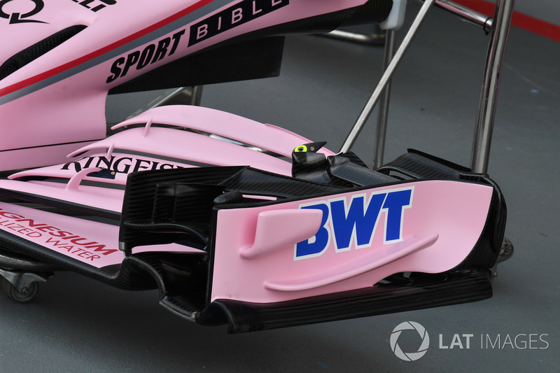 Детали переднего крыла Force India VJM10